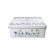 image 6 of Blue & Purple Floral Rectangular Tin
