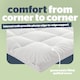 image 6 of Silentnight Anti-Allergy Ultimate Mattress Topper 500, 5cm Thick | White | 1