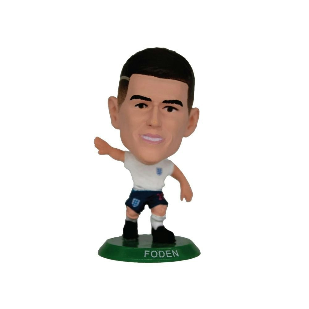 England FA Phil Foden Figure - White/Dark Blue/Blue/Red/Green - One Size