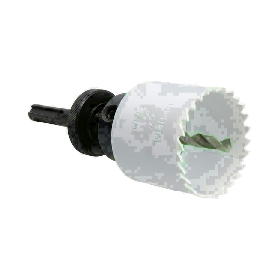 image 1 of 51mm HSS Hole Saw Holesaw Bi-Metal Cutter with SDS Plus Arbor Adaptor