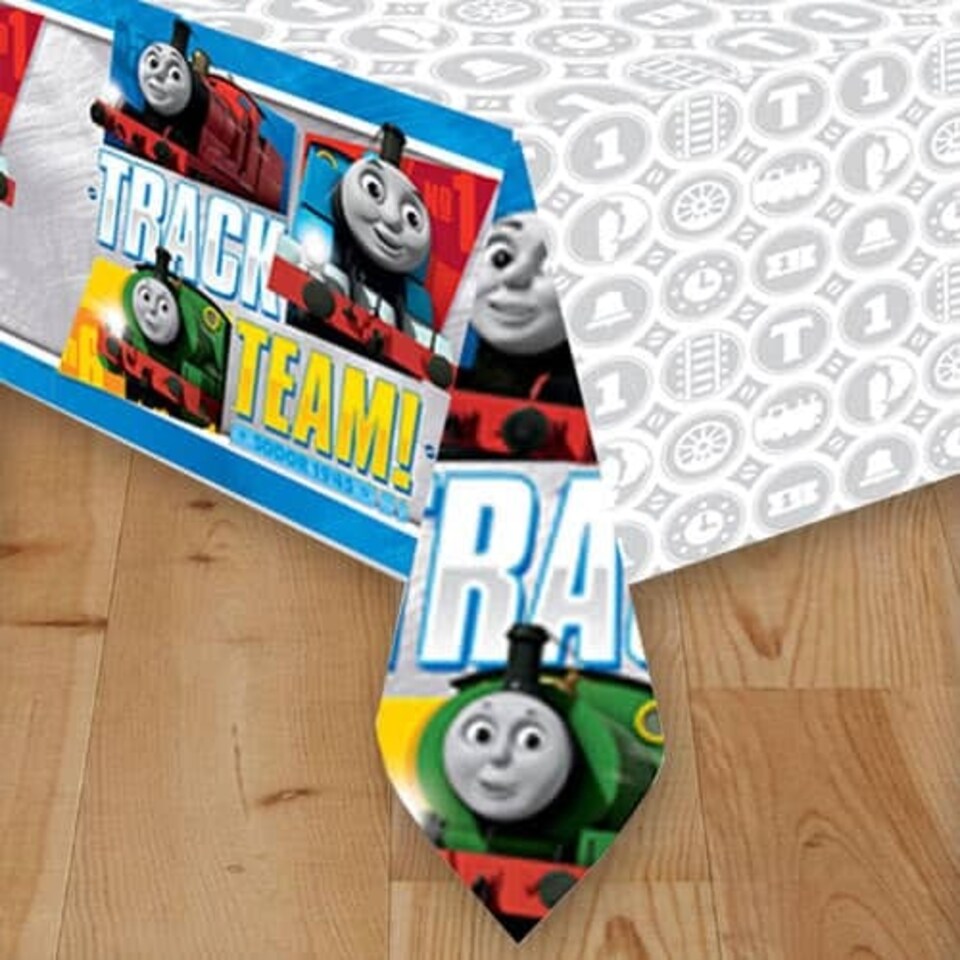 Thomas And Friends Plastic Tablecover 243cm x 137cm