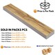 image 4 of NOVECRAFTO Self Adhesive Vinyl Floor Planks – 36x5.98 in (91.4x15.2cm) – Peel & Stick Flooring Tiles – Sandalwood Glow Wood Effect – Pack of Vinyl Tiles Brown | 1.39 sqm