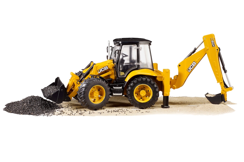 image 1 of Bruder JCB 5CX Backhoe loader Backhoe Loader Model