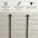 image 3 of Neo Steel Black Powder Coated Boot Rack - Holds 4 Pairs Black