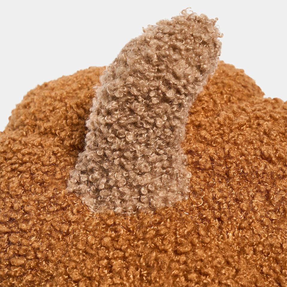 image 1 of OHS Pumpkin Halloween Autumn Fall Decor Soft Boucle Heavy Weighted Home Office Door Stopper