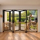 image 9 of Safetots Wooden Multi Panel Room Divider, up to 156cm, Natural Wood, 76cm Tall, Flexible Room Divider for Baby and Toddler | Cream | Natural