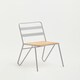 image 5 of Interiors by Premier Grey Metal Chair, Comfy Pink Metal Outdoor Chair, Effortless Cleaning Metal Chair