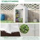 image 10 of Outsunny Greenhouse for Outdoor, Portable Gardening Plant Grow House w/ Shelf