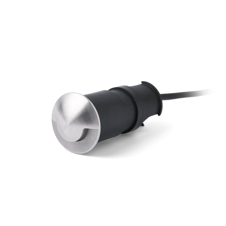 image 1 of Kane LED Recessed Outdoor Ground Light Matt Nickel IP67 - One Direction
