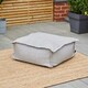 image 3 of icon Dolce Indoor Outdoor Pouffe Footstool Grey Bean Bags Grey