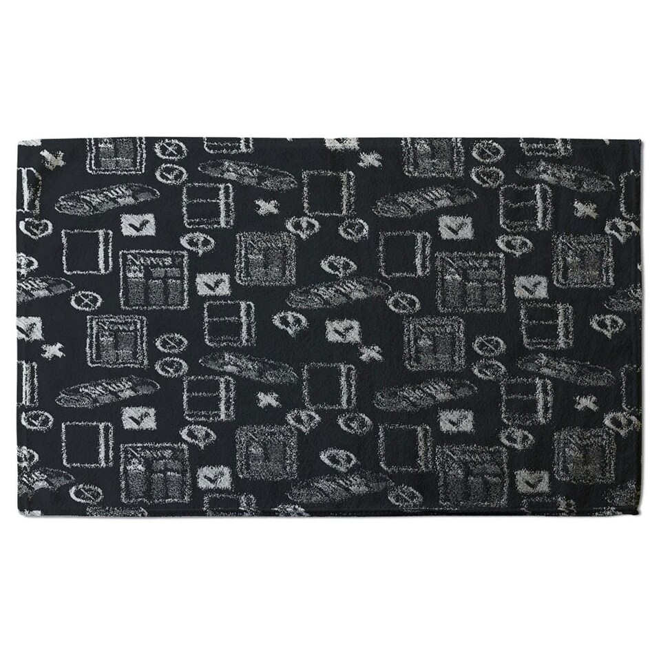 image 1 of press and media symbols (Kitchen Towel)