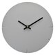 image 1 of Interval Cement Look Wall Clock - 30cm Grey | Cement