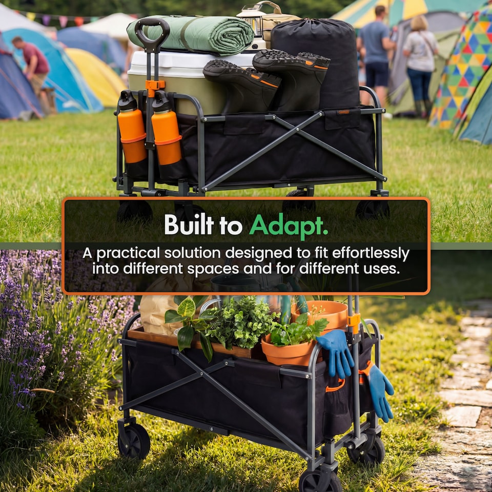 image 1 of VonHaus 70L Festival Cart on Wheels