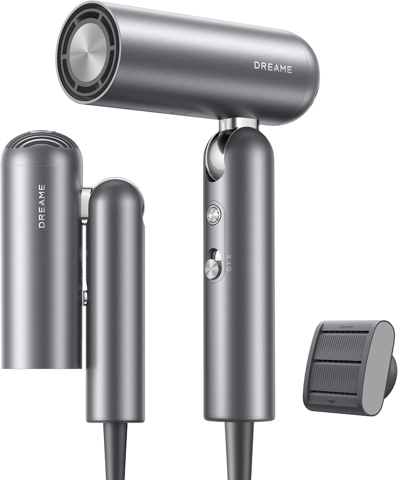 image 1 of Dreame Pocket Neo Grey portable hair dryer