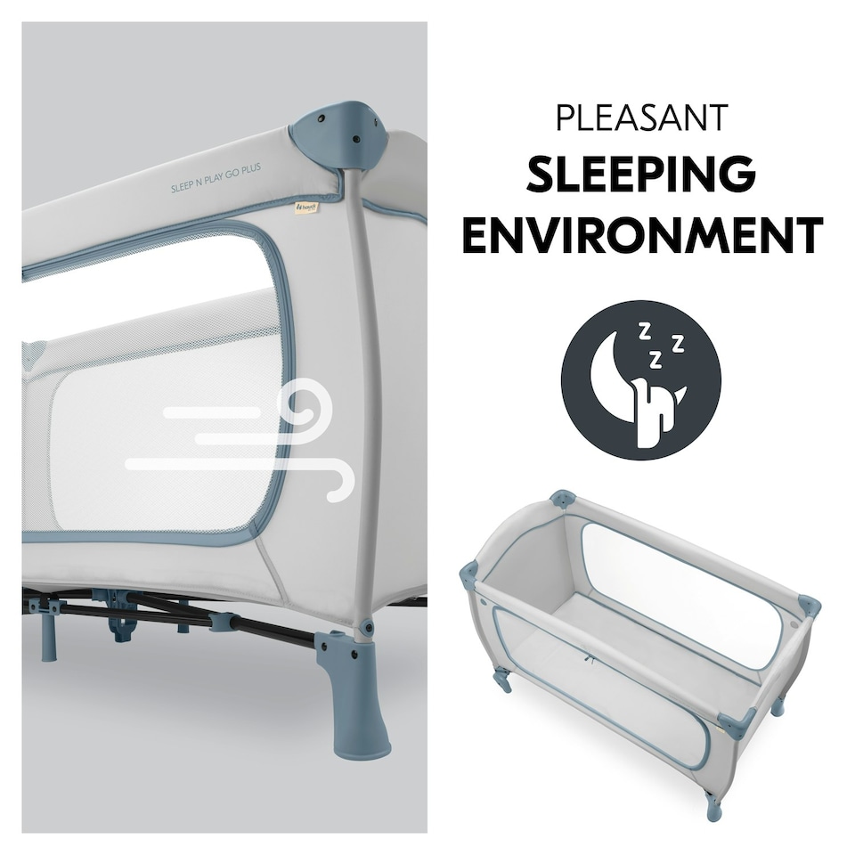 image 1 of Hauck Sleep N Play Go Plus - Dusty Blue
