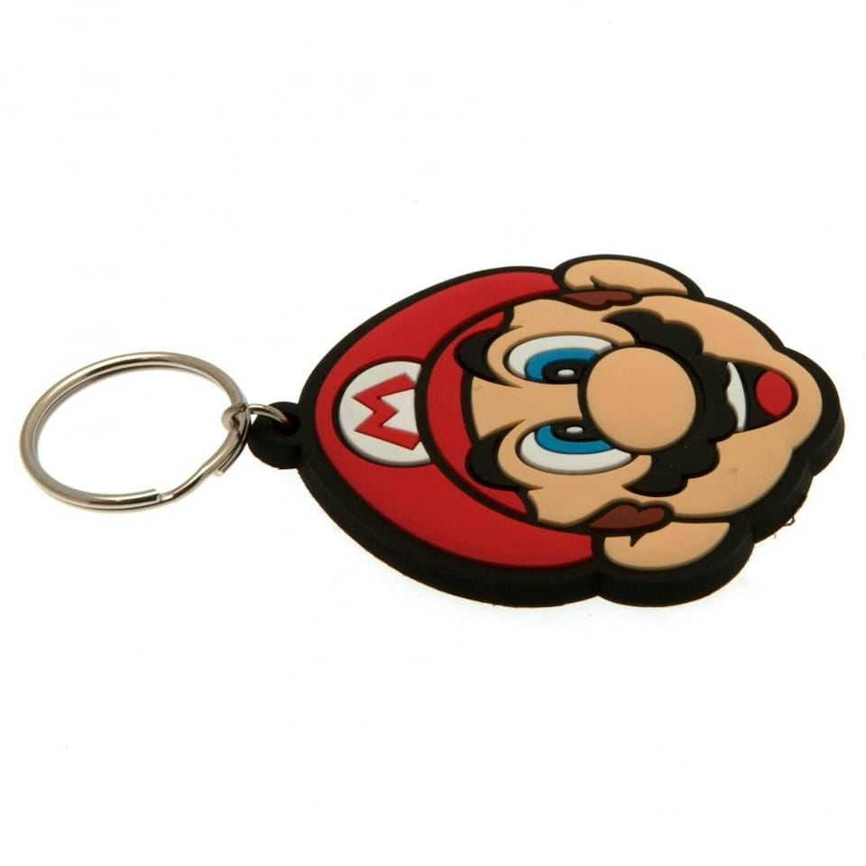 image 1 of Super Mario Mario Keyring - Multi-colour - One Size