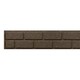 image 6 of Recycled Rubber Garden Lawn Edging Ultra Curve Bricks - Brown - Pack of 14