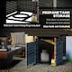 image 4 of Outsunny 50,000 BTU Rattan Fire Pits for Garden, Fire Pit Table