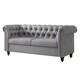 image 1 of Chesterfield Fabric Button back Sofa Settee - Victoria