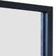 image 6 of The Artus - Black Aluminium Edged Wall Mirror 47" X 31" (120CM X 80CM) Black