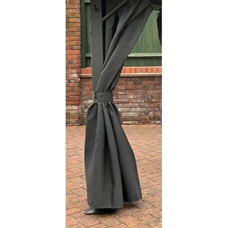 Replacement Curtains Set for Highfield L300 x W300 cm - Grey