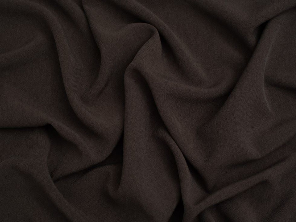 Minerva Core Range Brown Wool Touch Stretch Woven Suiting Fabric for Dressmaking, 140cm / 55" Wide - per metre