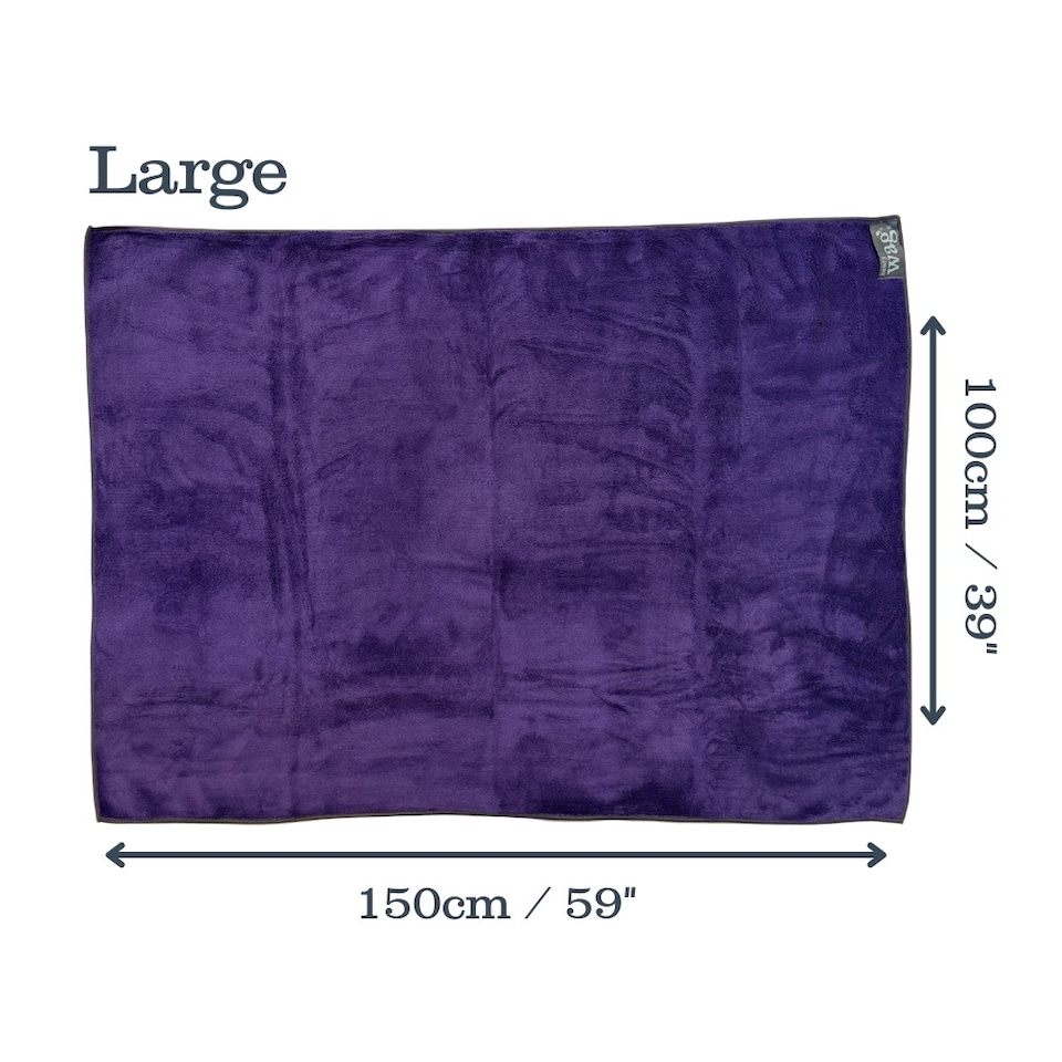 image 1 of Henry Wag Large Purple Pet Cleaning Towel
