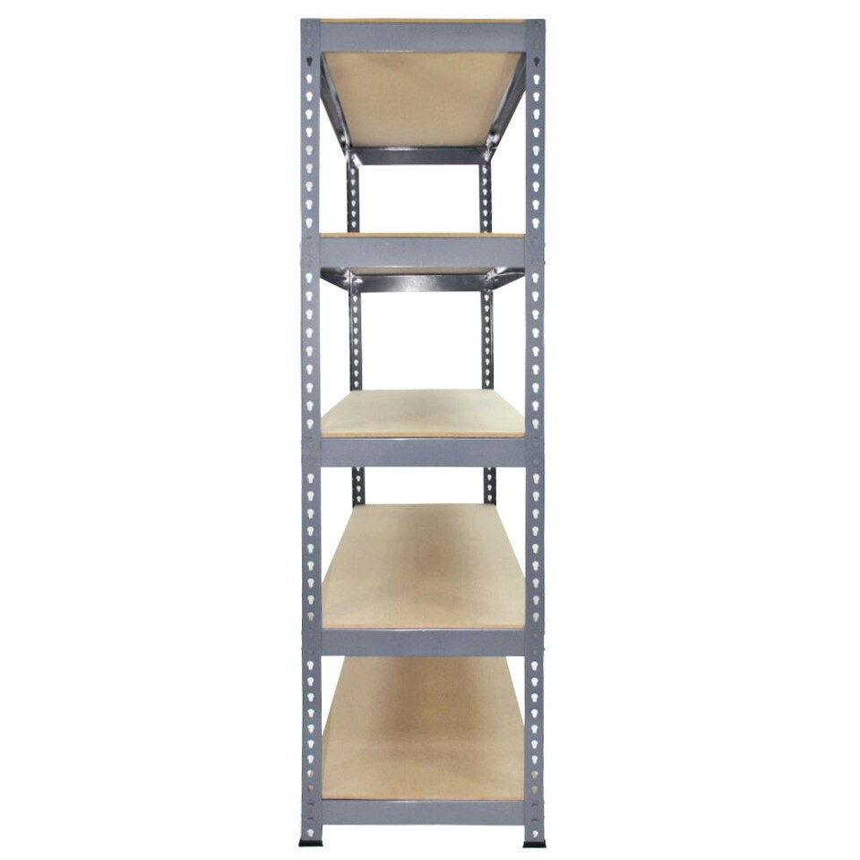 image 1 of 3 x Q-Rax Grey Metal Racking Units 90 x 50 x 180cm Blue