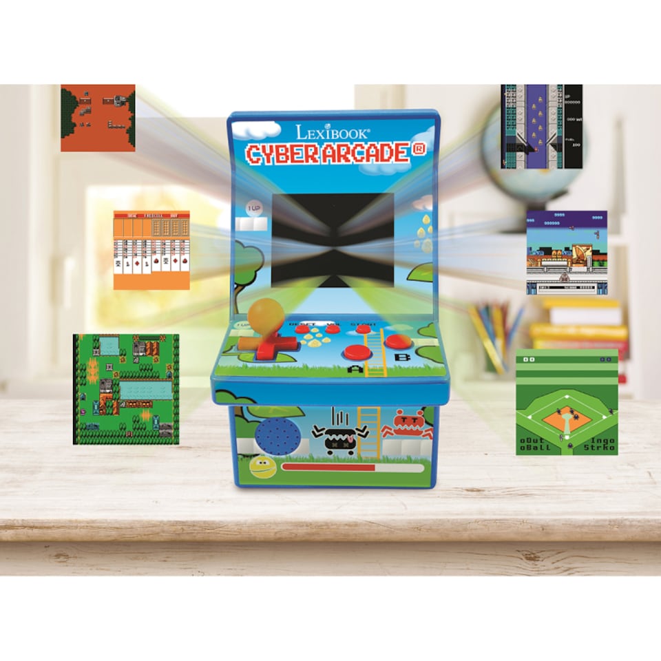image 1 of Lexibook JL2940 Portable Retro Cyber Arcade 200 Games