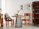 image 3 of Coastal Round Dining Table - Wood - L90 x W90 x H78 cm | Brown