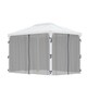 image 1 of Net Curtain Set for Rectangle Gazebo 4X - L401 x W401 x H217 cm (Gazebo Not Included)