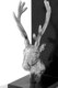 image 2 of Kinsley Set of 2 Stag Bookends with Marble Base