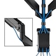 image 3 of Monitor Arm - for 4 screens, swivel arms can be tilted, rotated, and are height-adjustable