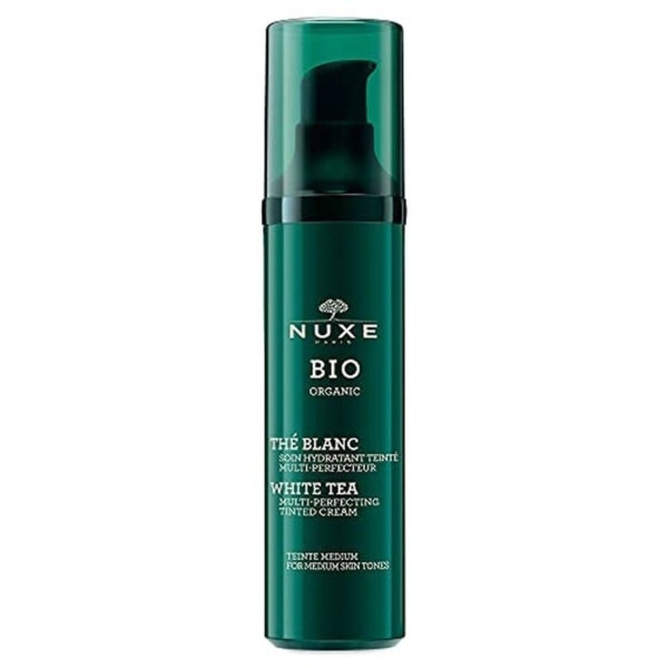image 1 of Nuxe Bio Organic White Tea Multi-Perfecting Tinted Face Cream 50ml - Medium Skin Tones
