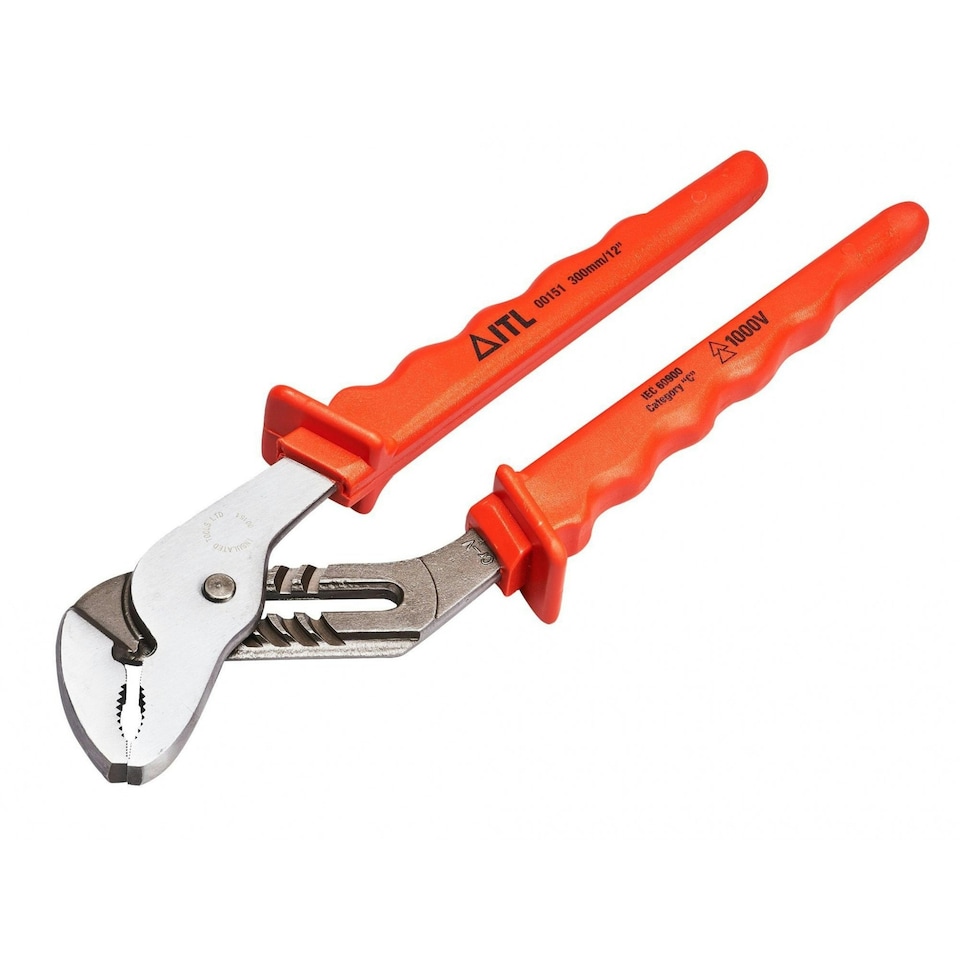 Itl Insulated Insulated Groove Joint Pliers - Multi Colour - 305mm (12in)