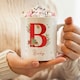 image 3 of Personalised Christmas Initial Mug