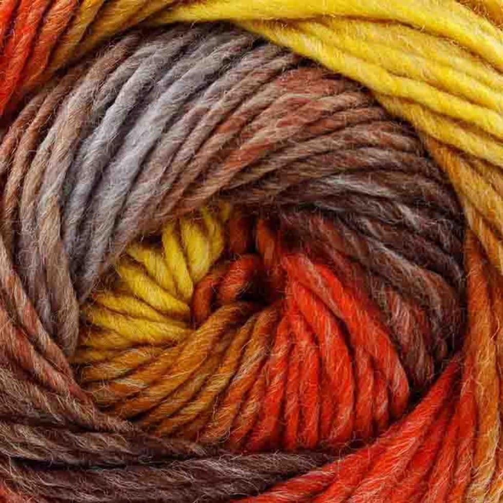 King Cole Multicoloured Riot Chunky Yarn (Value Pack 12 x 100g Balls) For Crochet, Knitting - 134m per ball