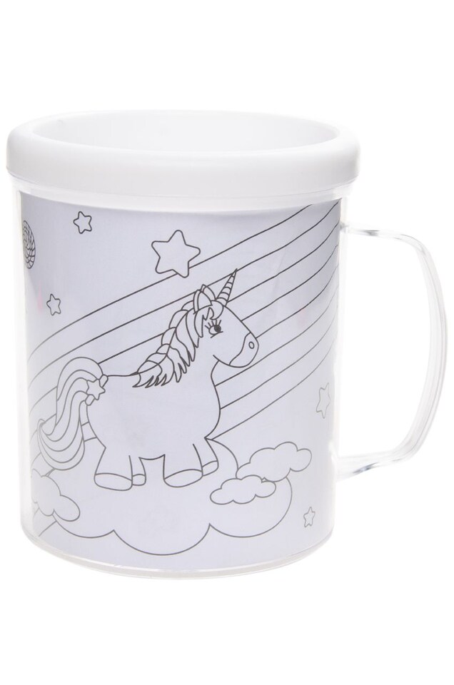 image 1 of Unicorn Theme Color Your Own Mug