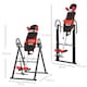 image 5 of HOMCOM Adjustable Gravity Inversion Table with Safety Belt, Red