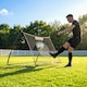 image 2 of SPORTNOW Football Rebounder Net with Carry Bag and Ground Stakes