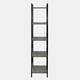 image 1 of OHS 5 Tier Modern Home Storage Organiser Shelving Display Unit Grey | 5 Tier - 29.5 x 23.5 x 140cm