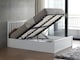 image 2 of Malmo White Wooden Ottoman Bed Double | White