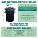 image 3 of BioLiner 80 Litre Compostable Bags for Swing Bins & Dustbins - 10 Rolls