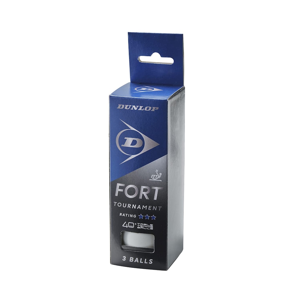 image 1 of Dunlop Fort Tournament 3 Table Tennis Balls White - Professional Tournament Balls