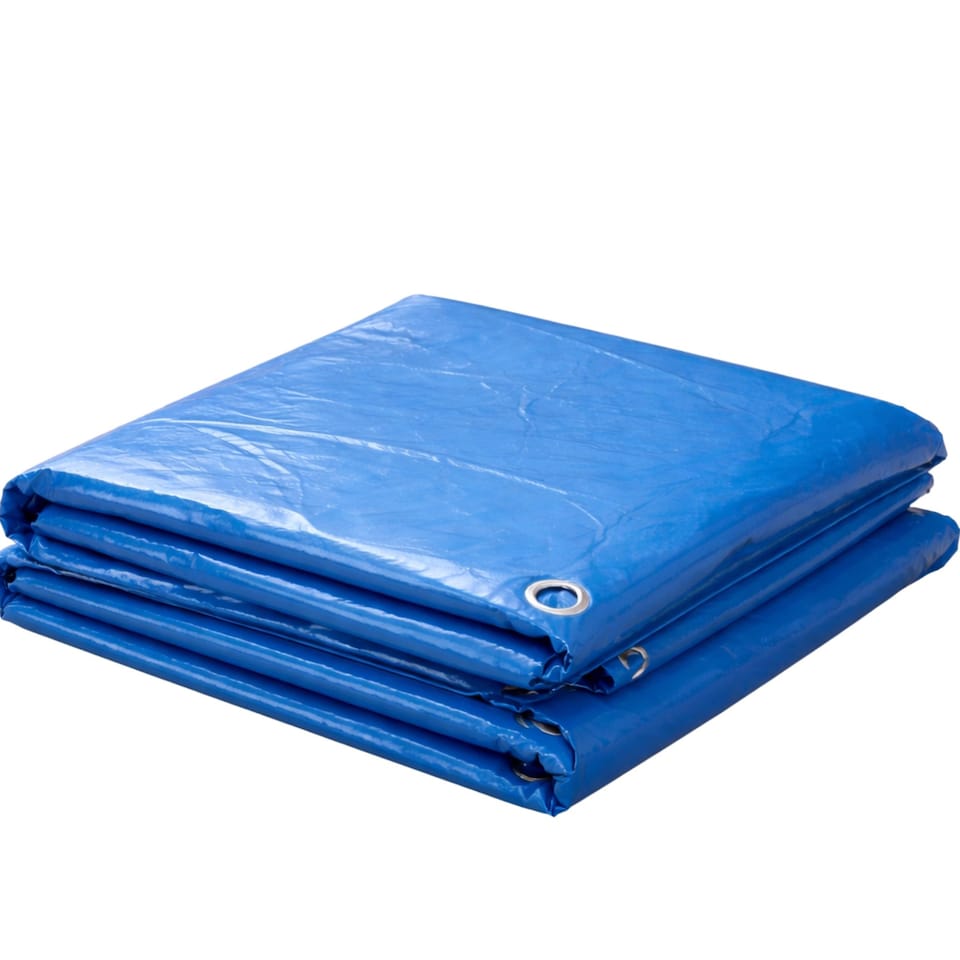 image 1 of 12ft Frame Pool Cover - Blue
