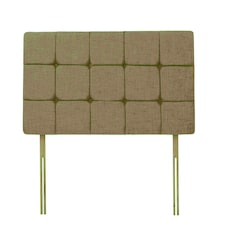 Pearl Cream Linen Headboard King Size | Multi