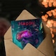 image 3 of Cyberpunk Woman Gamer VR Neon For Him Birthday Card