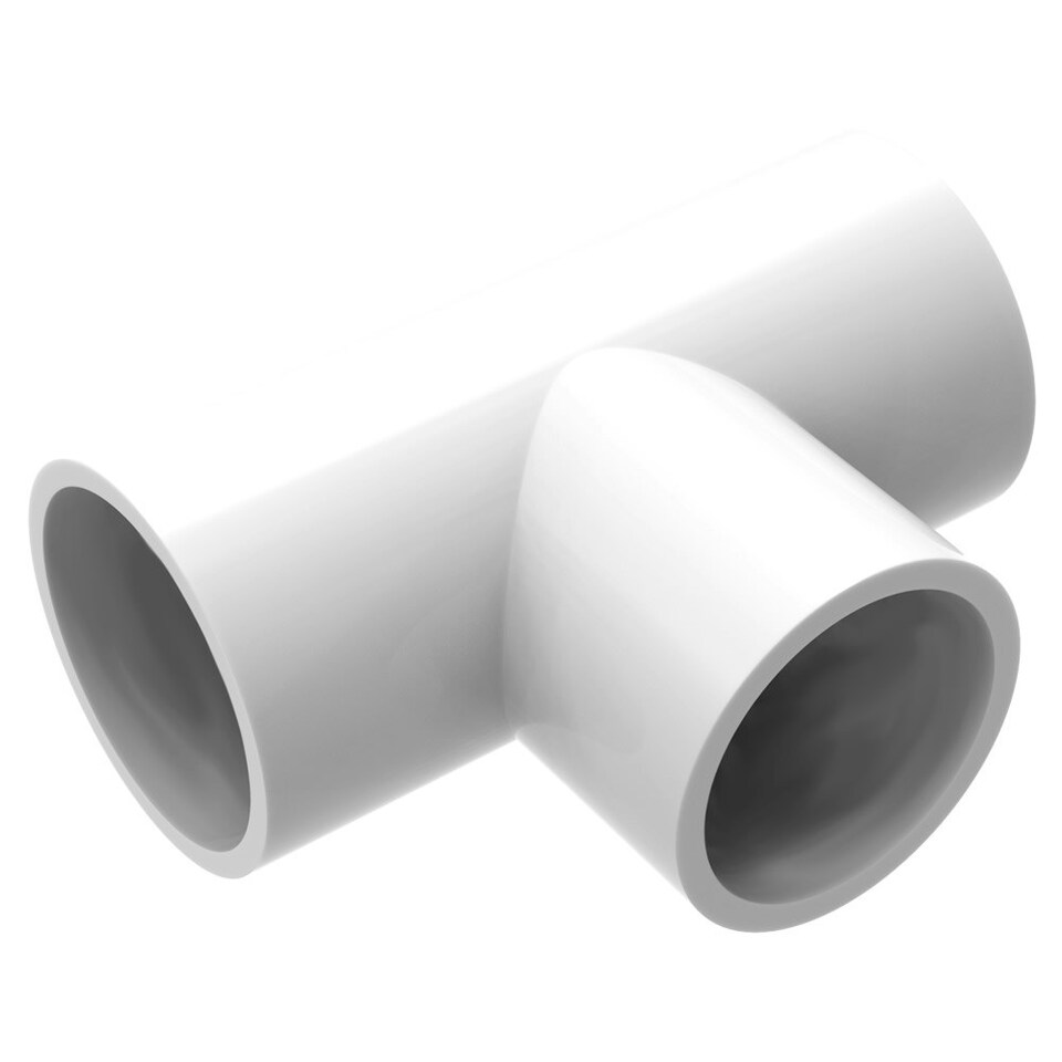 image 1 of 1.5in Plastica White Tee Joint P P P - Single
