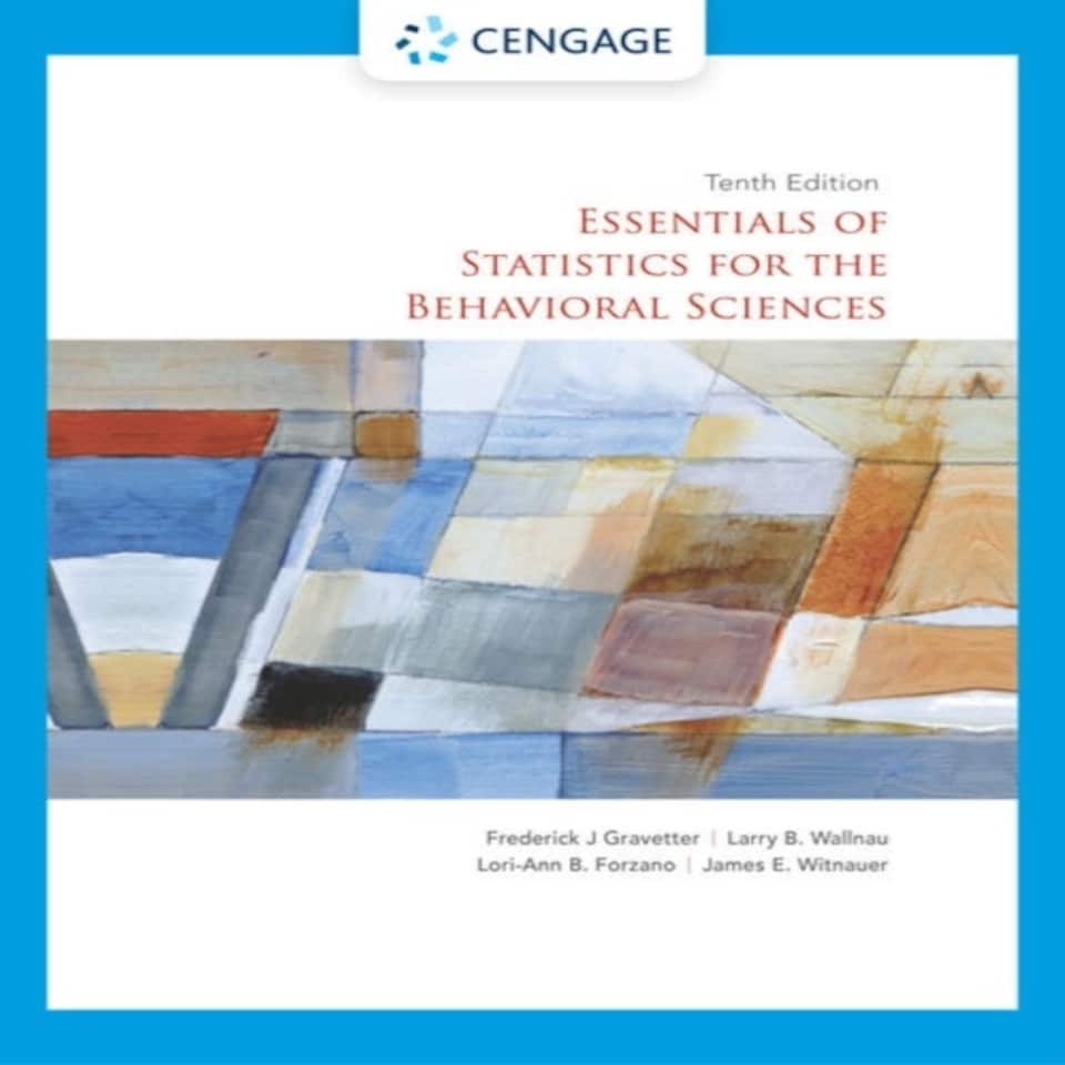 Essentials Of Statistics For The Behavioral Sciences