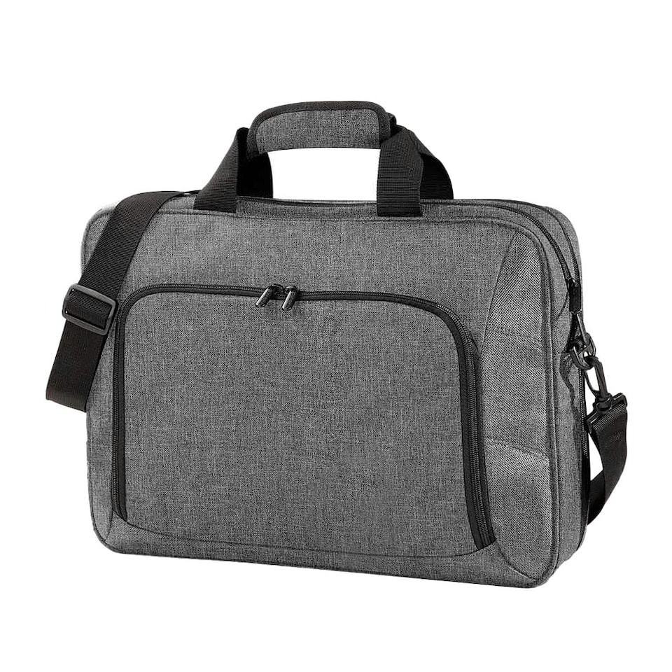image 1 of Quadra Executive Shoulder Bag - Grey Marl - One Size Grey